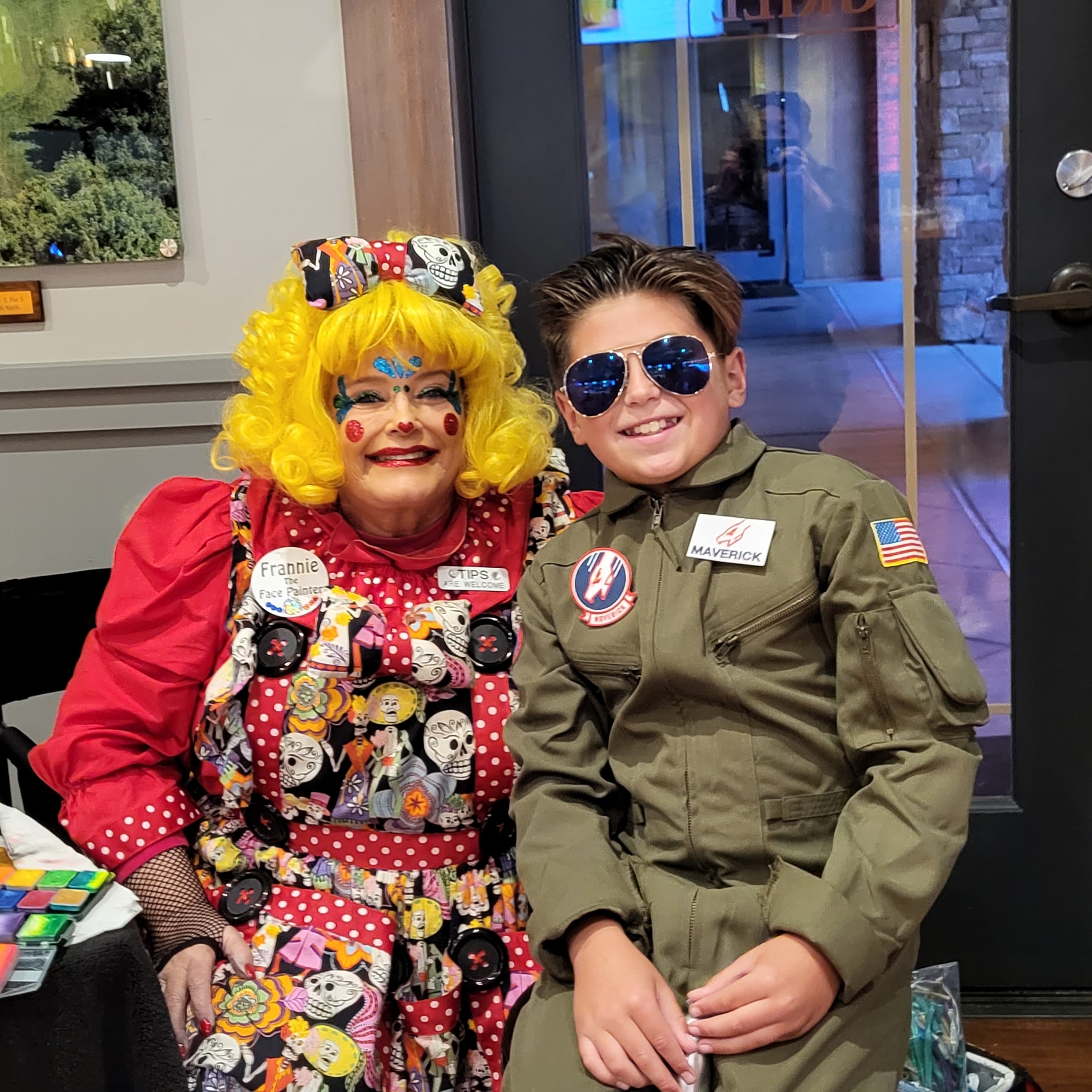 Frannie the Clown with a Maverick